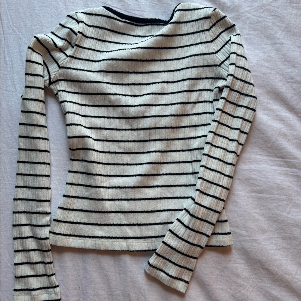 Striped Long Sleeve Sweater